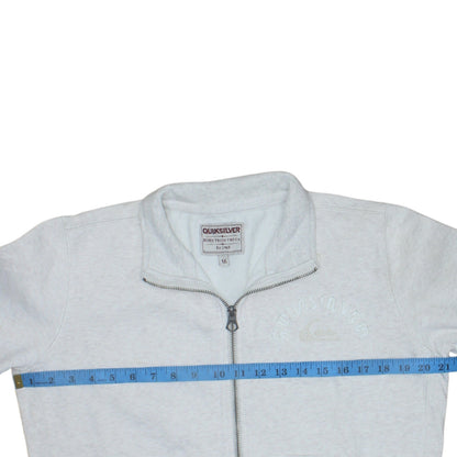 Unisex Adults UK Size 16 Quiksilver Grey Gym & Training Casual Walking Jacket