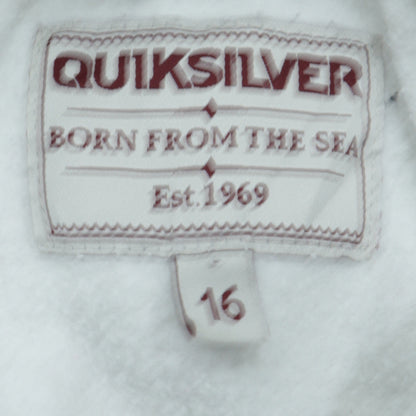 Unisex Adults UK Size 16 Quiksilver Grey Gym & Training Casual Walking Jacket