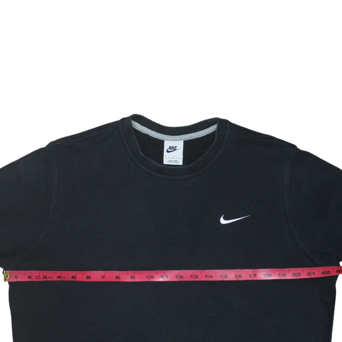 Mens UK Size L Nike Black Pullover Sweatshirt