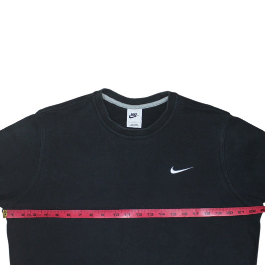 Mens UK Size L Nike Black Pullover Sweatshirt