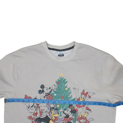 Womens UK Size 12-14 Disney at George Beige Pullover Sweatshirt