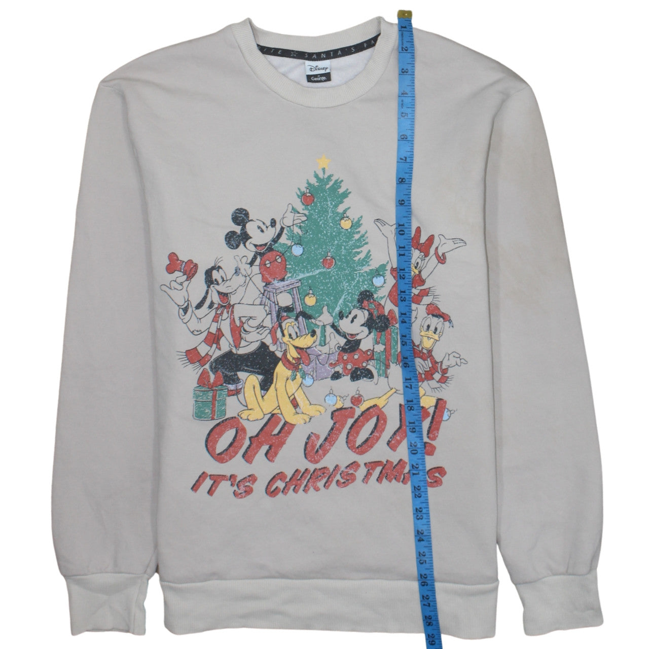 Womens UK Size 12-14 Disney at George Beige Pullover Sweatshirt