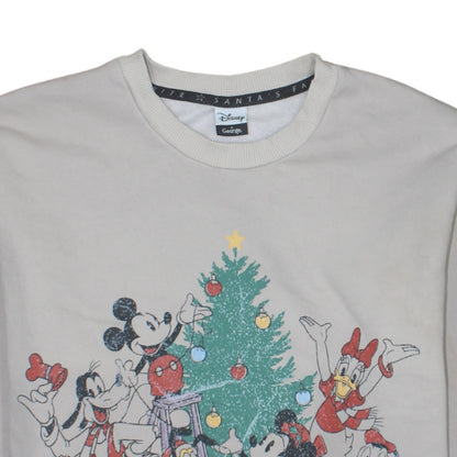 Womens UK Size 12-14 Disney at George Beige Pullover Sweatshirt
