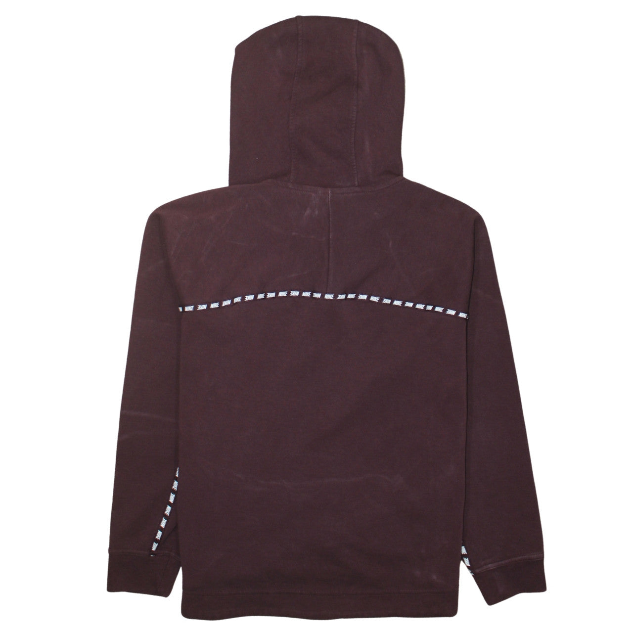Womens UK Size L Nike Brown Pullover Hoodie