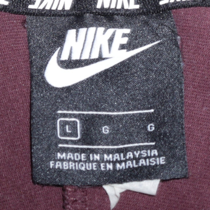 Womens UK Size L Nike Brown Pullover Hoodie