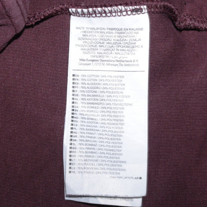 Womens UK Size L Nike Brown Pullover Hoodie
