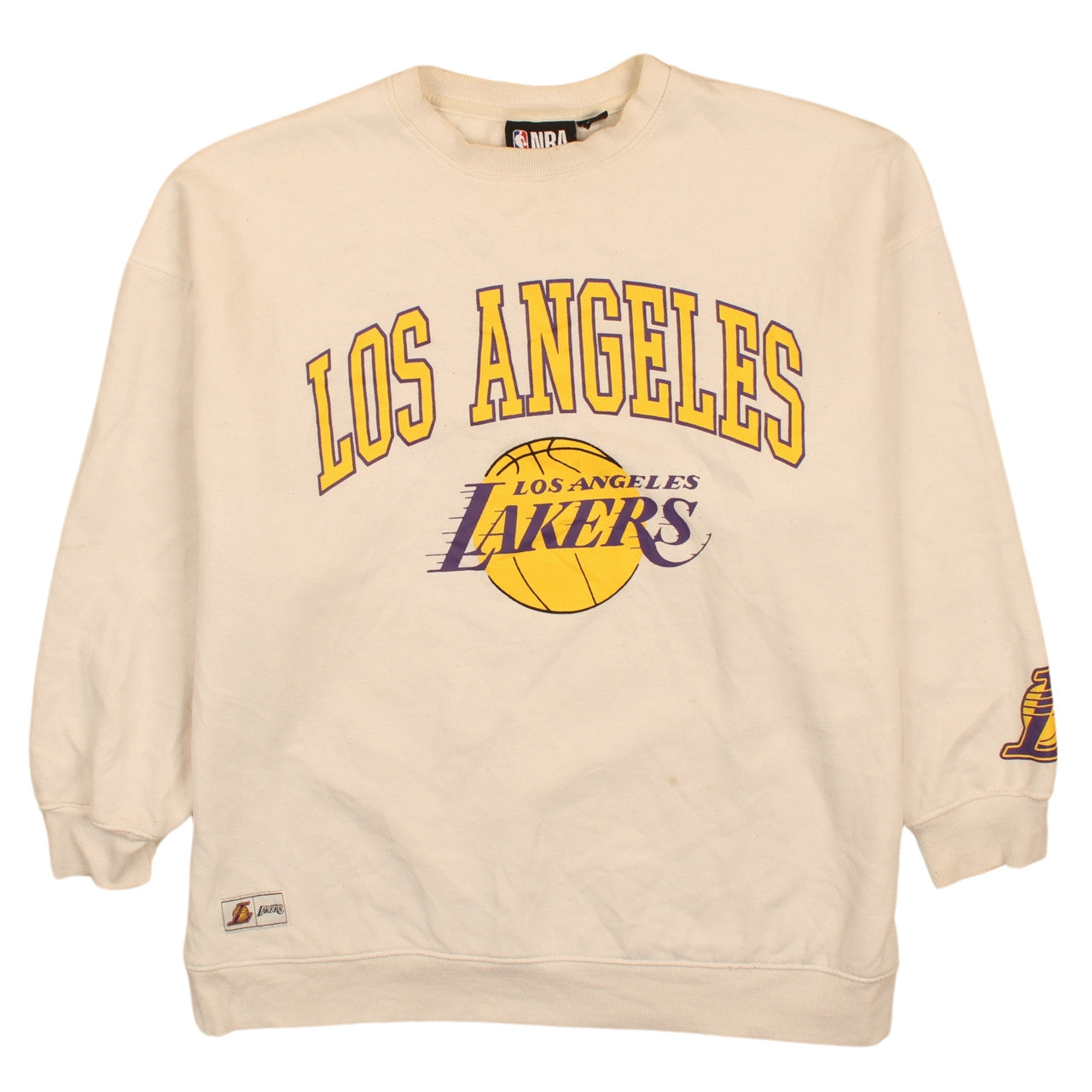 Womens UK Size M NBA Beige Pullover Sweatshirt