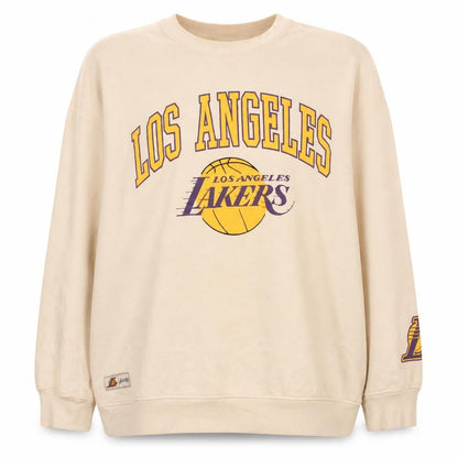 Womens UK Size M NBA Beige Pullover Sweatshirt
