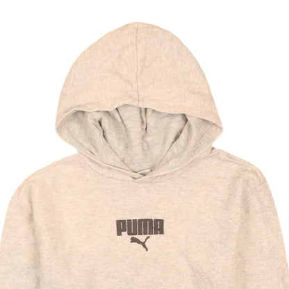 Boys UK Size 16 Years PUMA Beige Pullover Hoodie