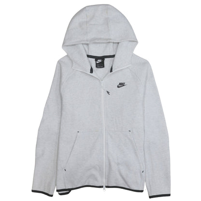 Mens UK Size L Nike Grey Full Zip Hoodie