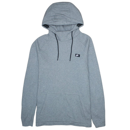 Mens UK Size L Nike Grey Pullover Hoodie