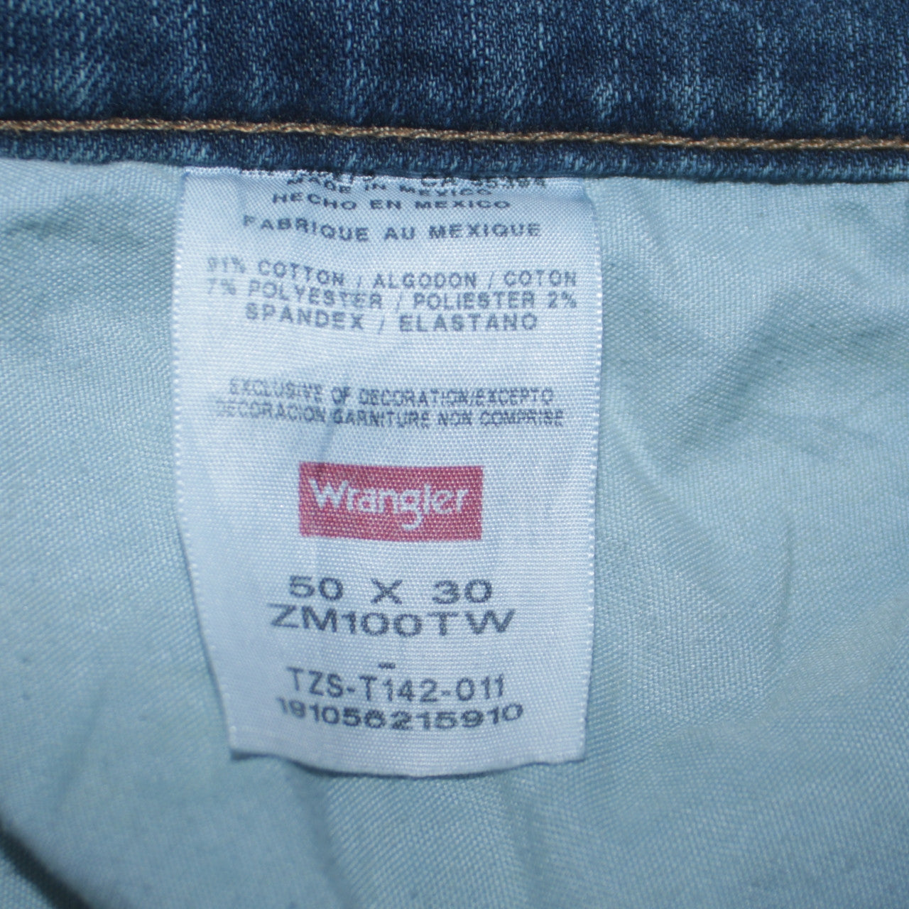 Mens UK Size 50 Wrangler Regular Fit Straight Jeans