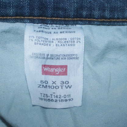 Mens UK Size 50 Wrangler Regular Fit Straight Jeans