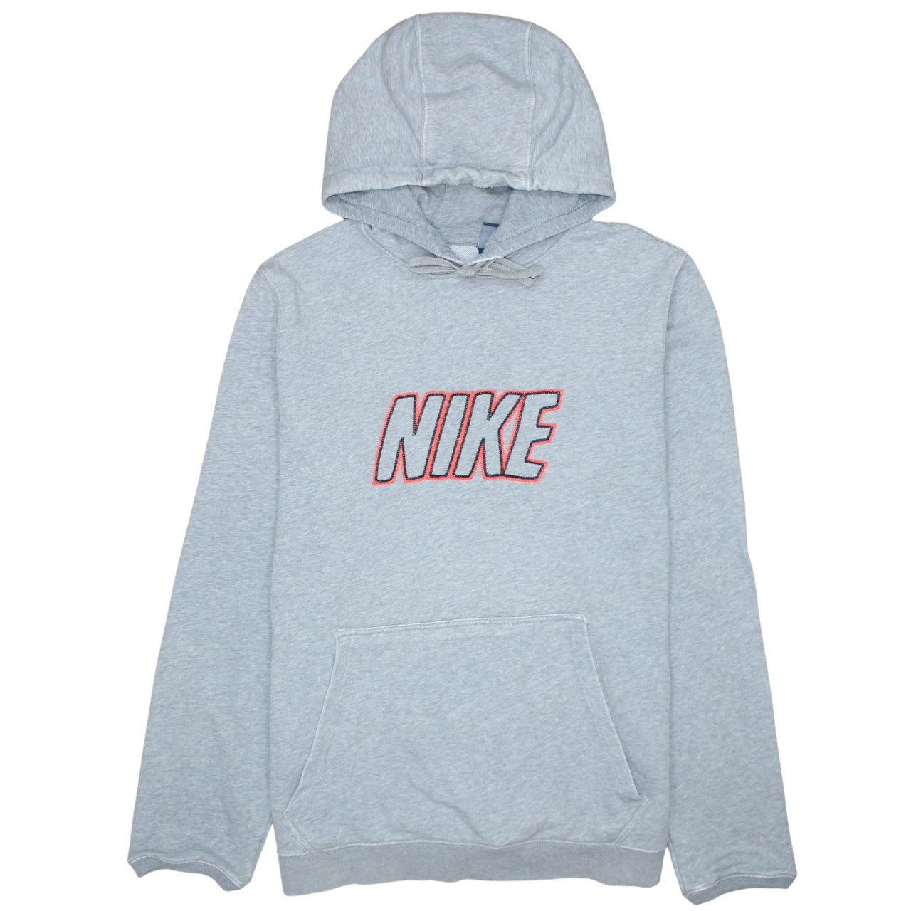 Mens UK Size L Nike Grey Pullover Hoodie