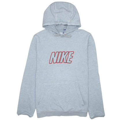 Mens UK Size L Nike Grey Pullover Hoodie
