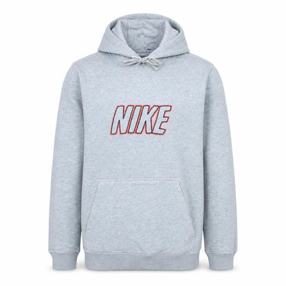 Mens UK Size L Nike Grey Pullover Hoodie