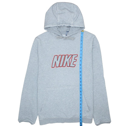 Mens UK Size L Nike Grey Pullover Hoodie