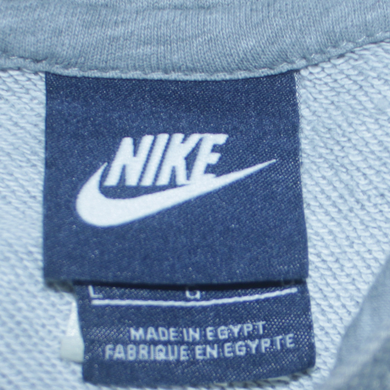 Mens UK Size L Nike Grey Pullover Hoodie