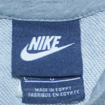 Mens UK Size L Nike Grey Pullover Hoodie
