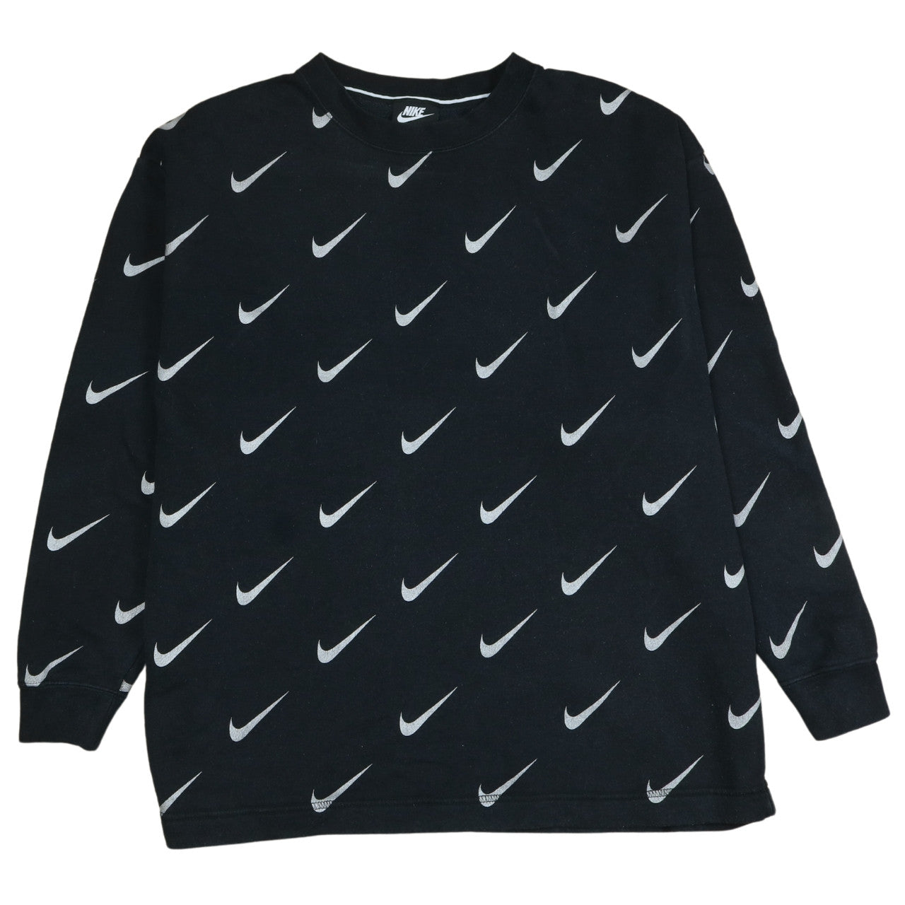 Womens UK Size S Nike Black Pullover Sweatshirt