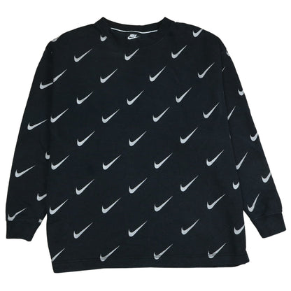 Womens UK Size S Nike Black Pullover Sweatshirt