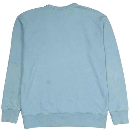 Mens UK Size M Hollister Blue Pullover Sweatshirt