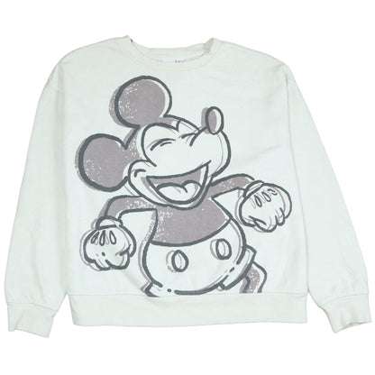 Womens UK Size S Disney White Pullover Sweatshirt