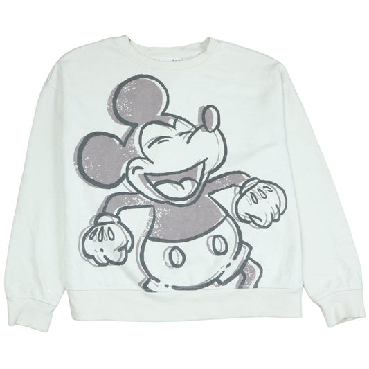 Womens UK Size S Disney White Pullover Sweatshirt