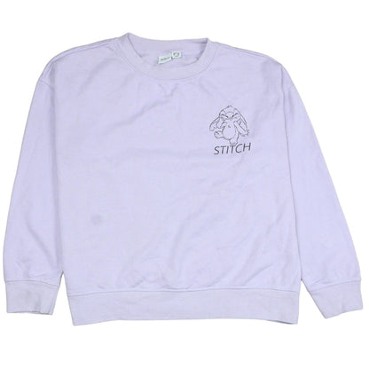 Womens UK Size S Disney Purple Pullover Sweatshirt