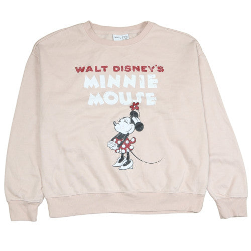 Womens UK Size 10-12 Disney Beige Pullover Sweatshirt