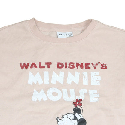 Womens UK Size 10-12 Disney Beige Pullover Sweatshirt