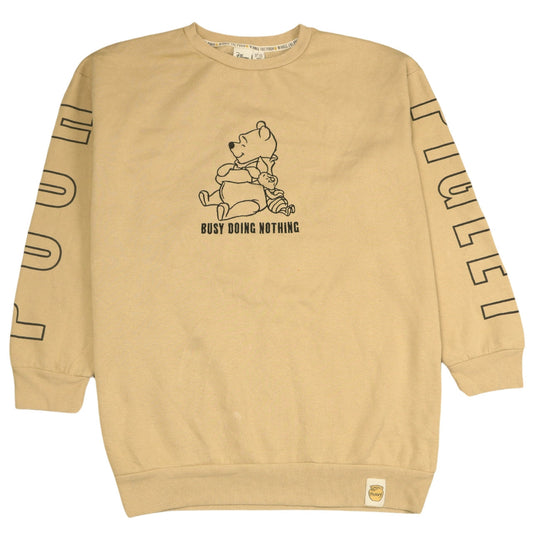 Womens UK Size L Disney Beige Pullover Sweatshirt