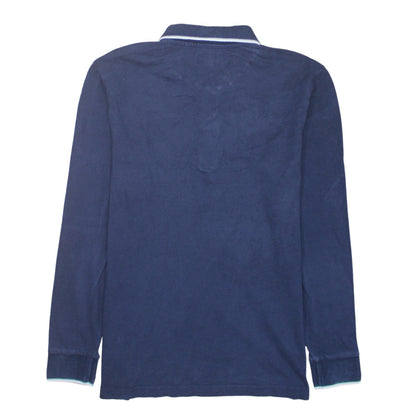 Mens UK Size M Kappa Blue Henley Sweatshirt