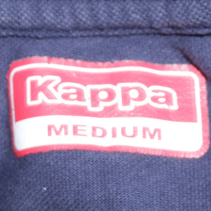 Mens UK Size M Kappa Blue Henley Sweatshirt