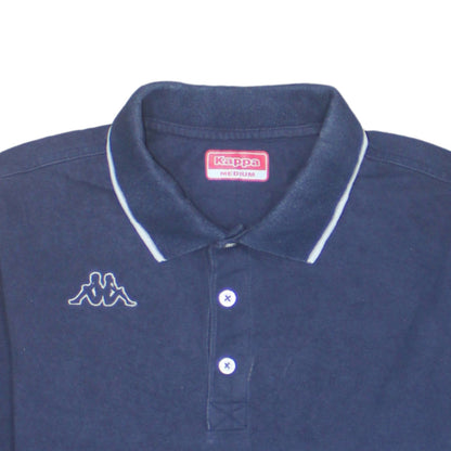 Mens UK Size M Kappa Blue Henley Sweatshirt