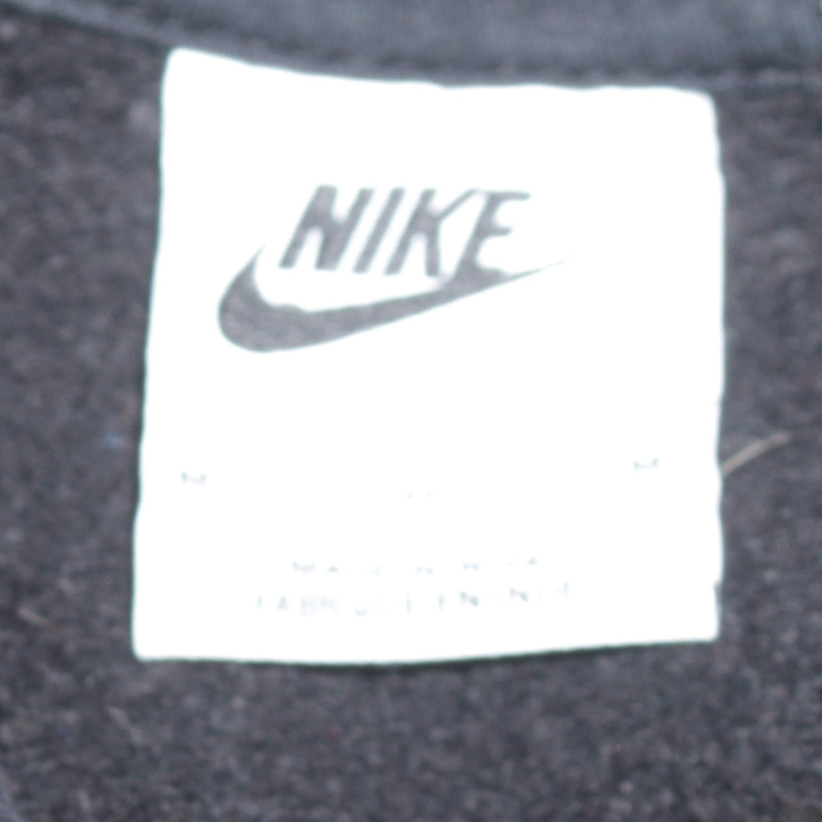 Mens UK Size M Nike Black Pullover Hoodie