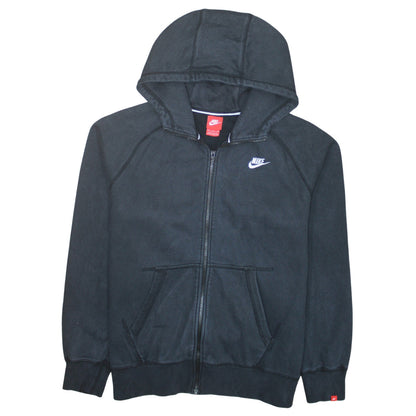 Mens UK Size XL Nike Black Full Zip Hoodie
