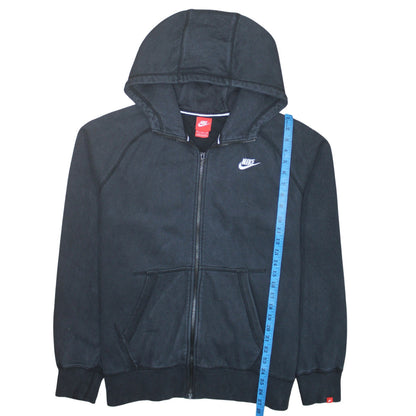 Mens UK Size XL Nike Black Full Zip Hoodie