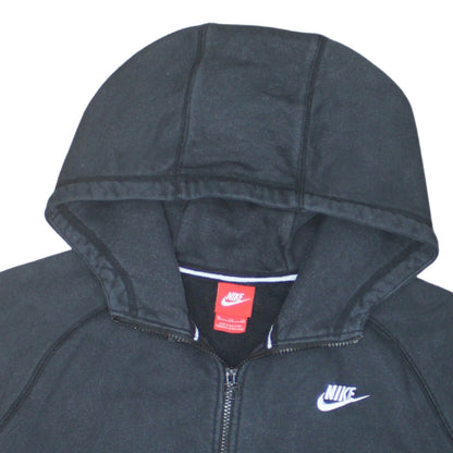 Mens UK Size XL Nike Black Full Zip Hoodie