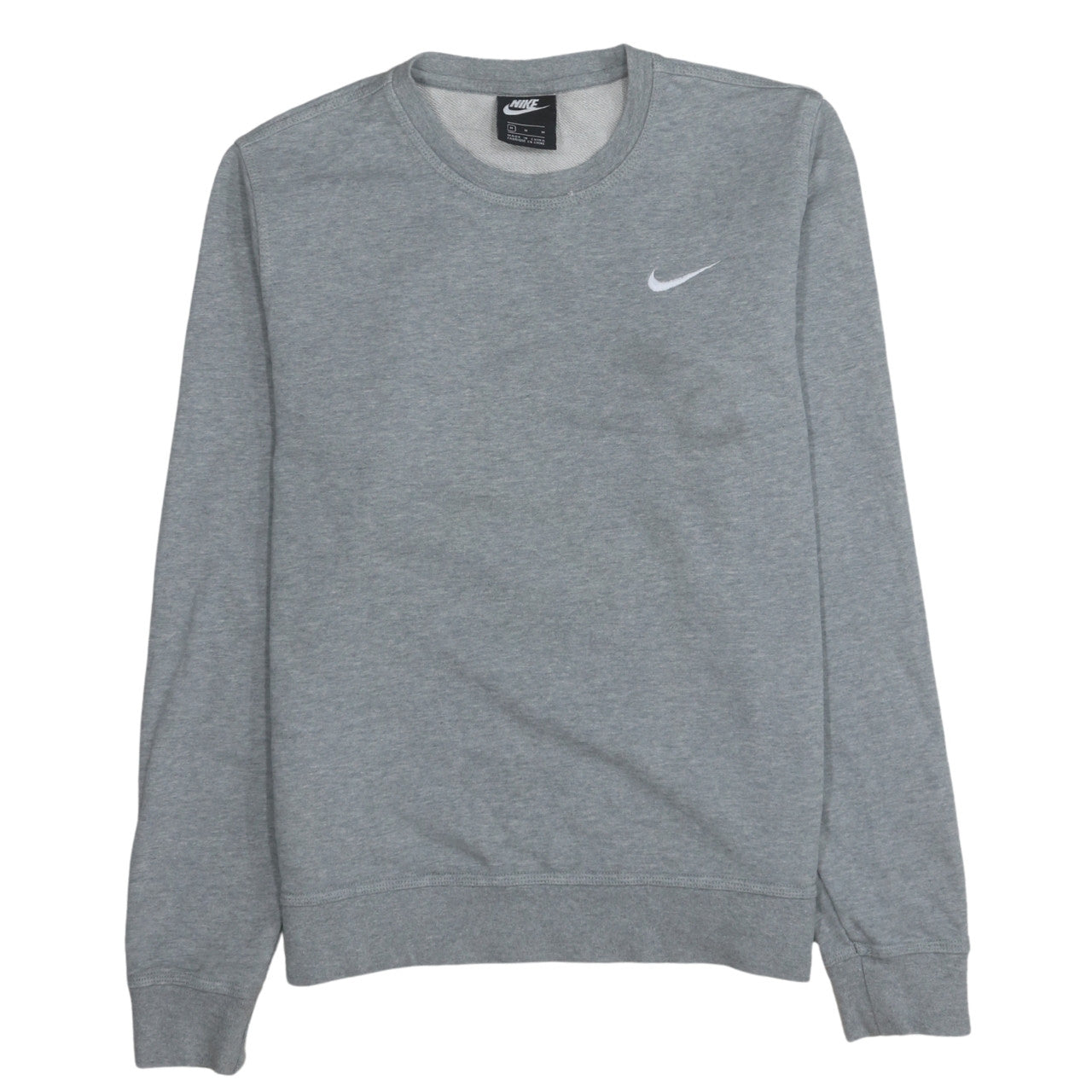 Mens UK Size M Nike Grey Pullover Sweatshirt