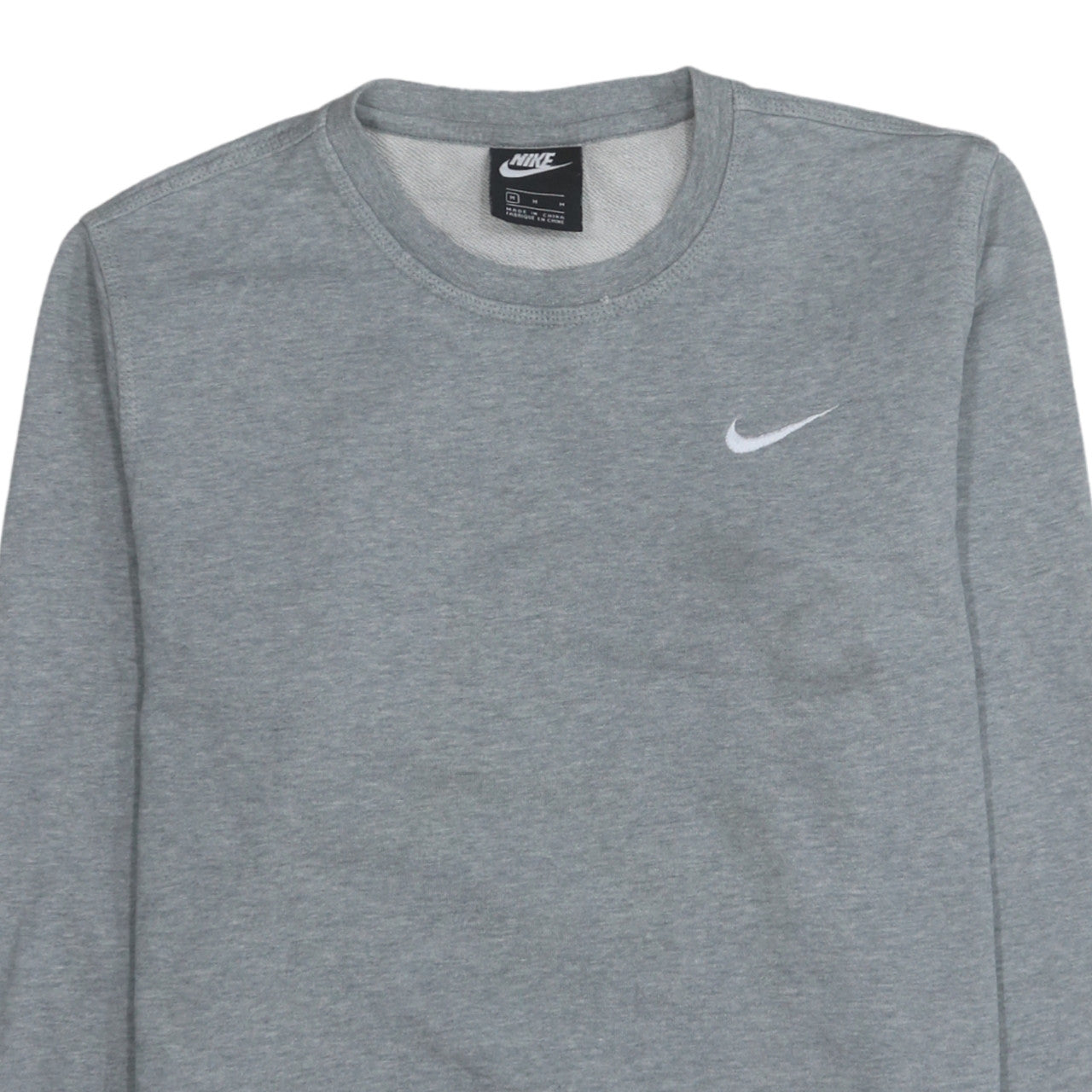 Mens UK Size M Nike Grey Pullover Sweatshirt