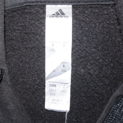 Mens UK Size 2XL adidas Black Pullover Hoodie