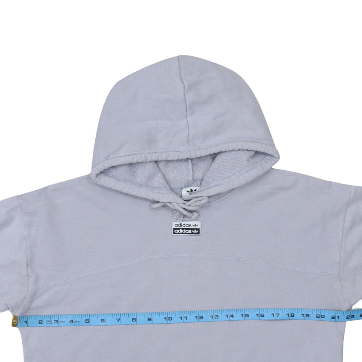 Womens UK Size 12 adidas Grey Pullover Hoodie