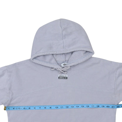 Womens UK Size 12 adidas Grey Pullover Hoodie