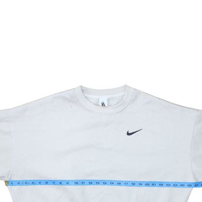 Womens UK Size XL Nike White Pullover Sweatshirt