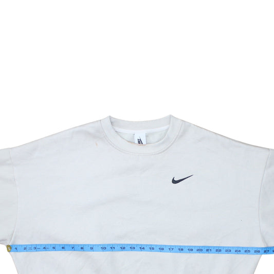 Womens UK Size XL Nike White Pullover Sweatshirt