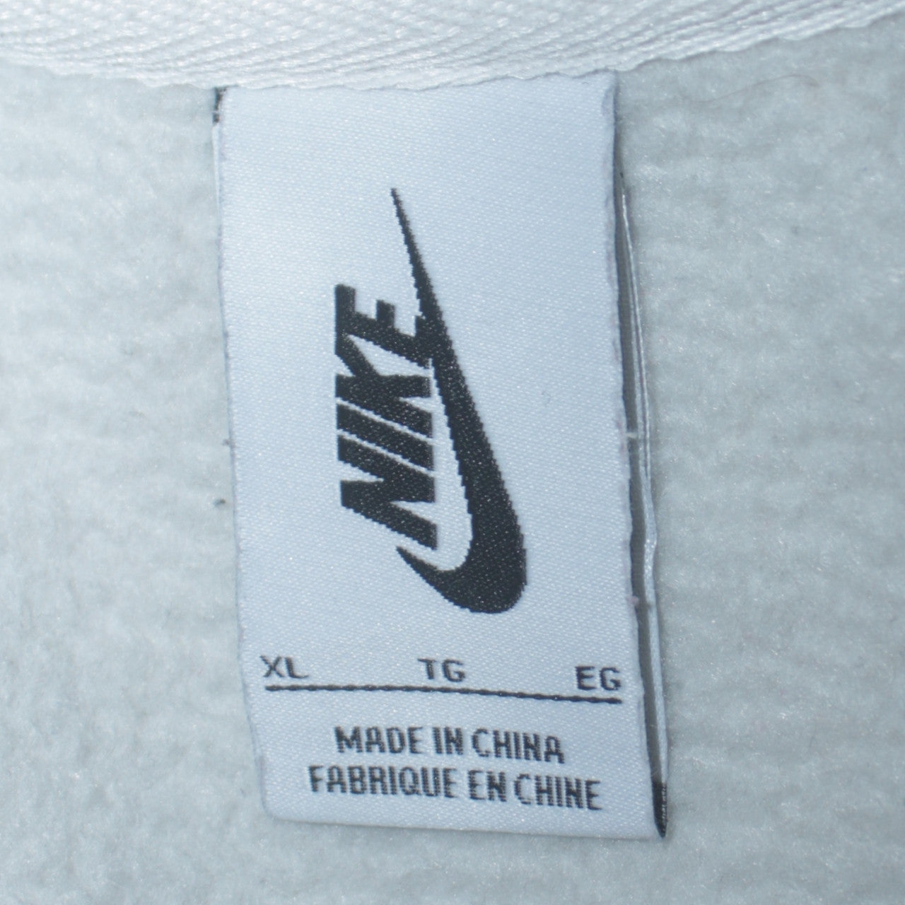 Womens UK Size XL Nike White Pullover Sweatshirt