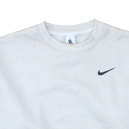 Womens UK Size XL Nike White Pullover Sweatshirt