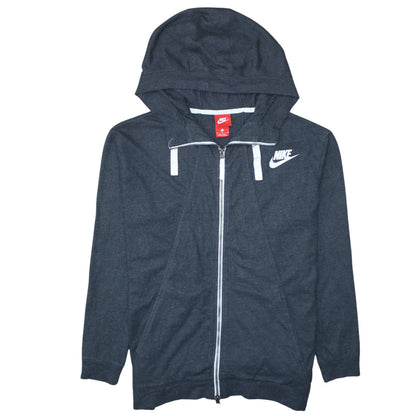 Mens UK Size M Nike Grey Full Zip Hoodie