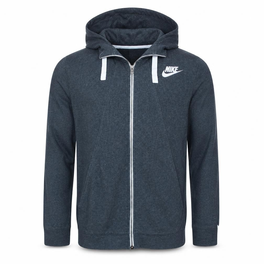 Mens UK Size M Nike Grey Full Zip Hoodie